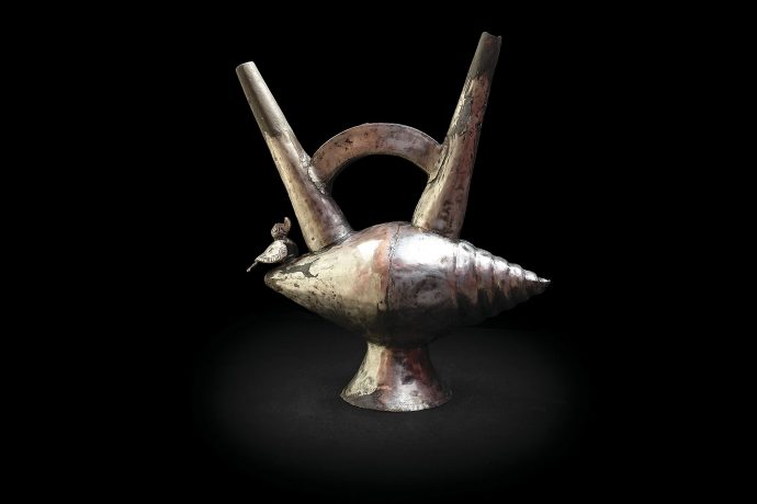 Caracol de plata. Cultura Chimú.